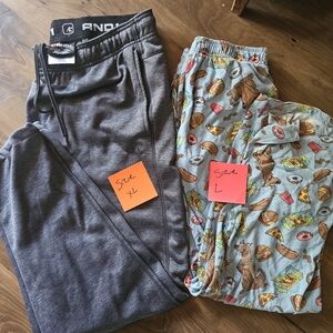 AND1 Men's Gray Jogger Pants And Wcoiby Pants